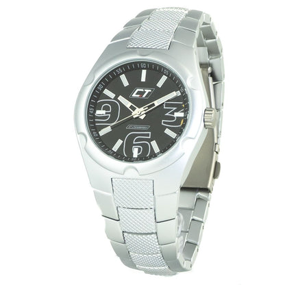 Chronotech Silver Stainless Steel Watch