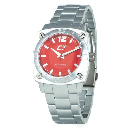 Chronotech Silver Stainless Steel Watch