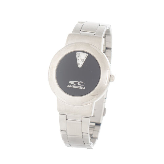 Chronotech Silver Stainless Steel Watch