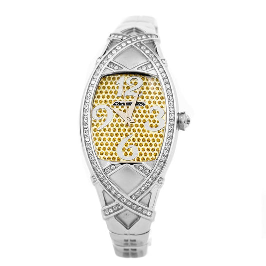 Chronotech Silver Stainless Steel Watch
