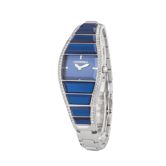 Chronotech Silver Stainless Steel Watch