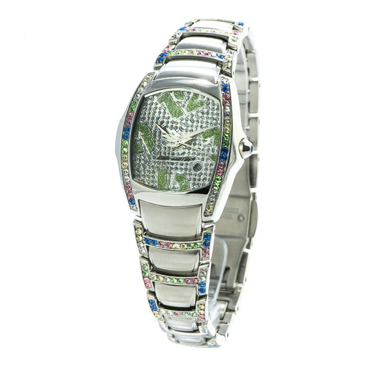 Chronotech Silver Stainless Steel Watch
