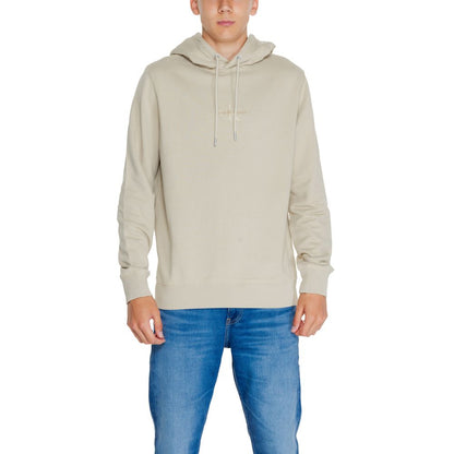 Calvin Klein Jeans Beige Recycled Cotton Sweater