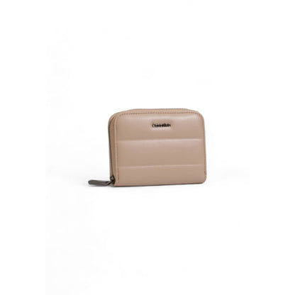 Calvin Klein Gray Artificial Leather Wallet