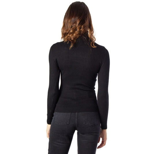 Only Black Viscose Turtleneck