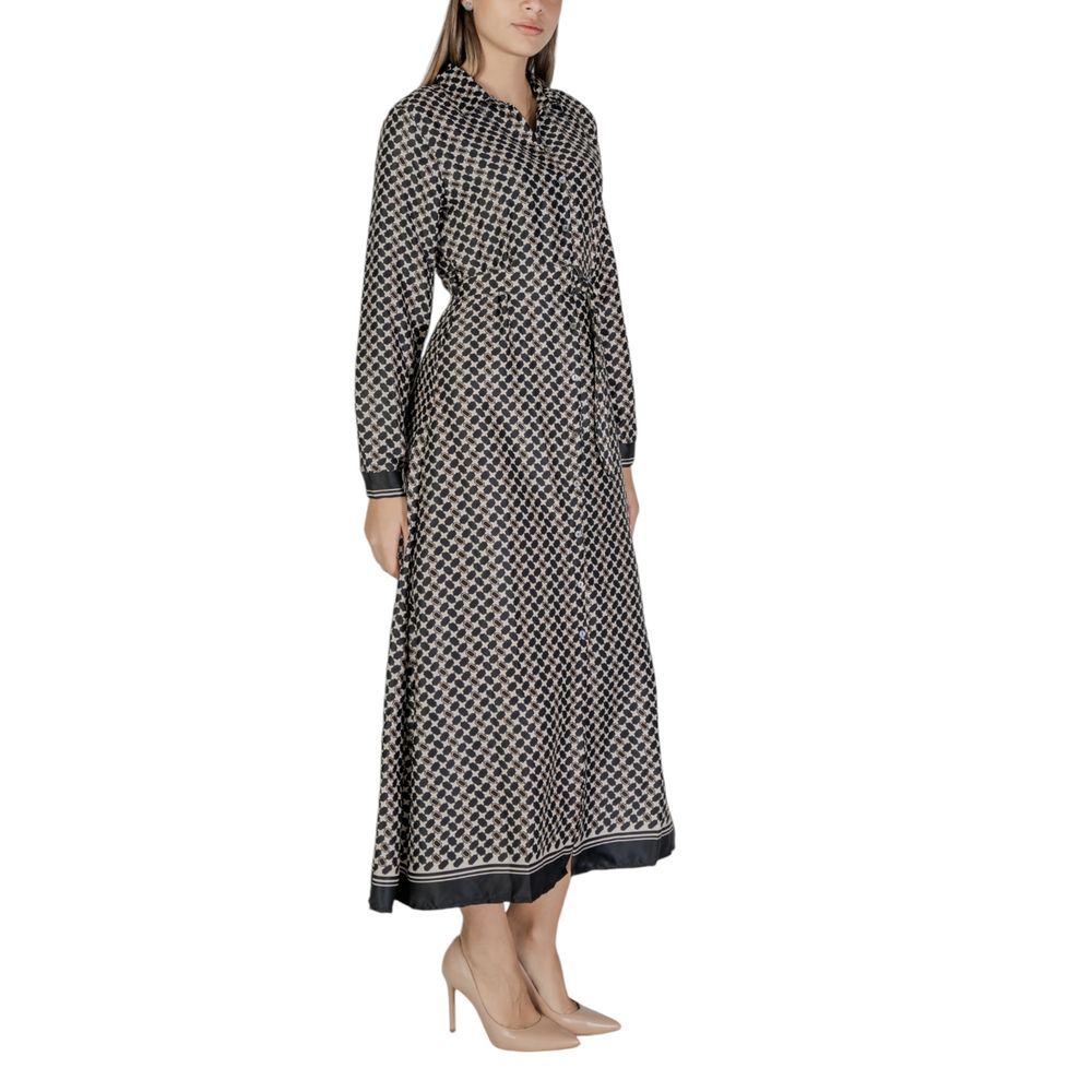 Only Black Recycled Polyester Long