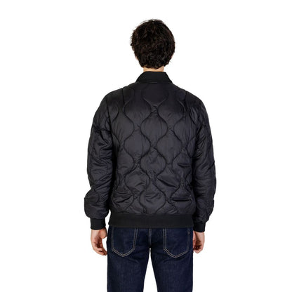 Gianni Lupo Black Polyamide Jackets & Coat