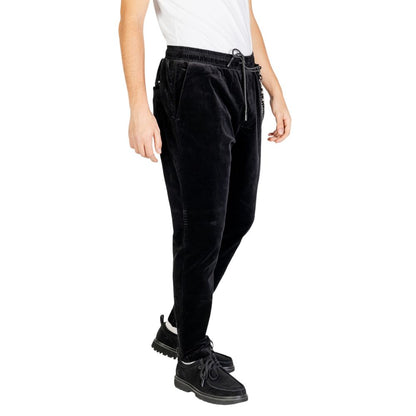 Gianni Lupo Black Cotton Pant