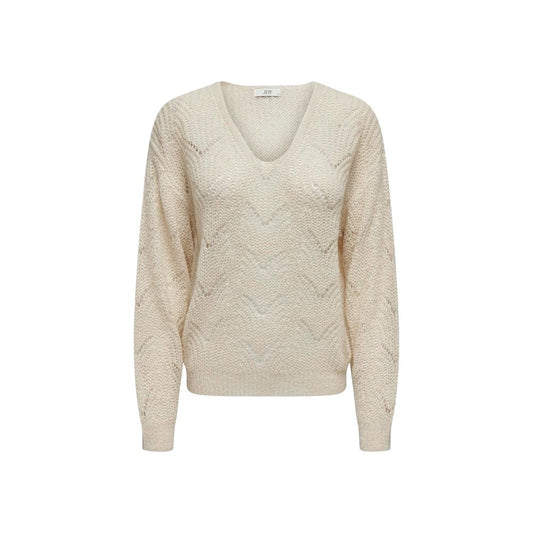 Jacqueline De Yong Cream Marabou Sweater