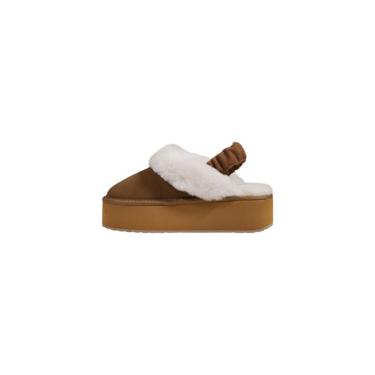 EMU Australia Beige Suede Leather Flat Shoe