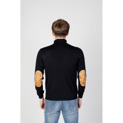 Alviero Martini Prima Classe Black Viscose Turtleneck