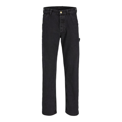 Jack Jones Black Cotton Relaxed Fit Jean