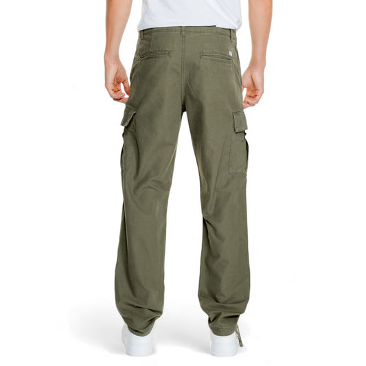 Jack Jones Green Cotton Pant