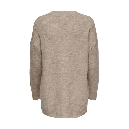 Only Beige Marabou Sweater