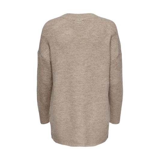 Only Beige Marabou Sweater