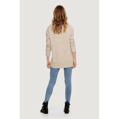 Only Beige Marabou Sweater