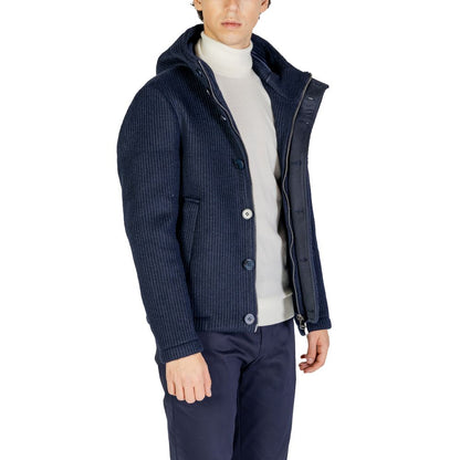 Hydra Clothing Blue Polyester Jackets & Coat