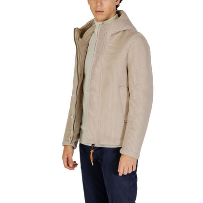 Hydra Clothing Beige Polyester Jackets & Coat