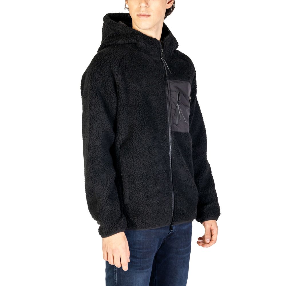 Hydra Clothing Black Polyester Jackets & Coat