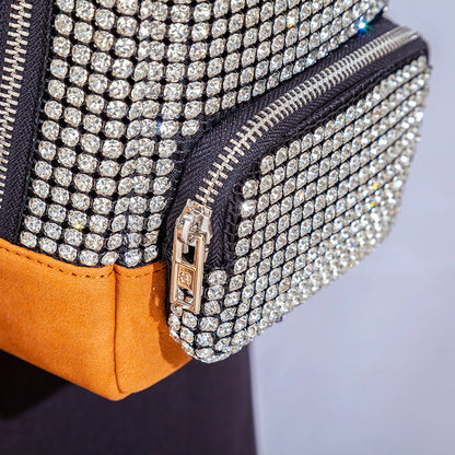 Bolsos cruzados con diamantes de imitación Kawaii
