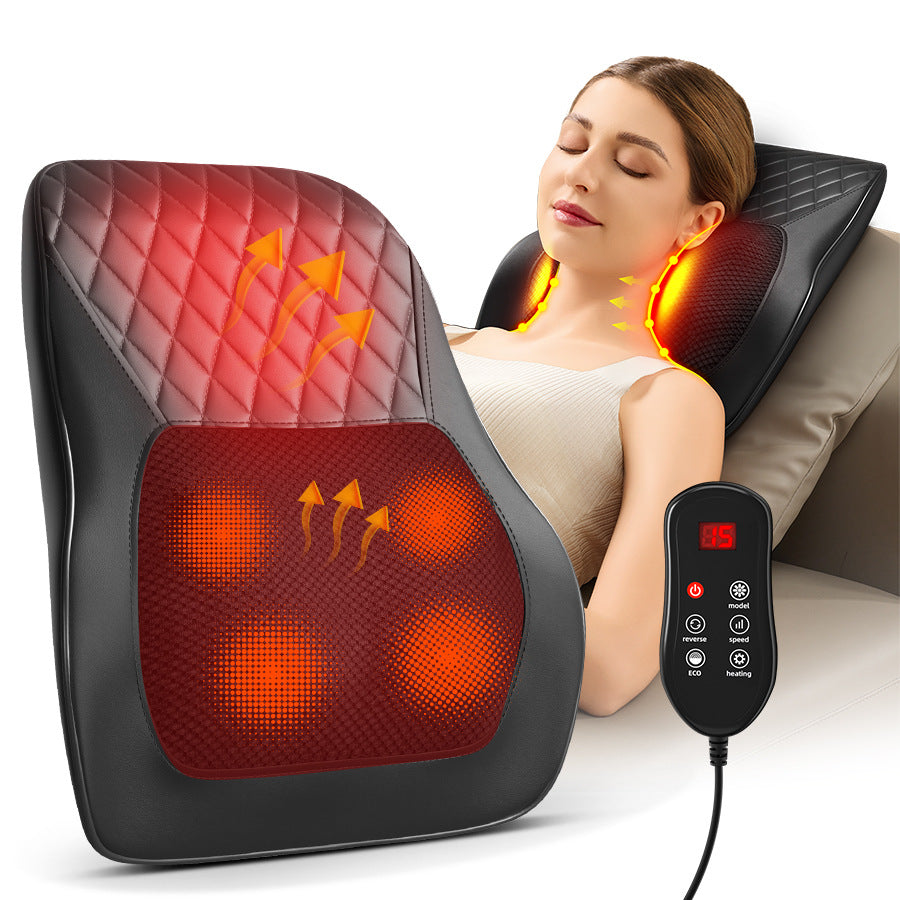 Almohada de masaje multifunción para cuello, hombros, cintura y espalda