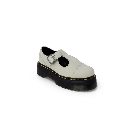 Dr. Martens Green Suede Leather Flat Shoe