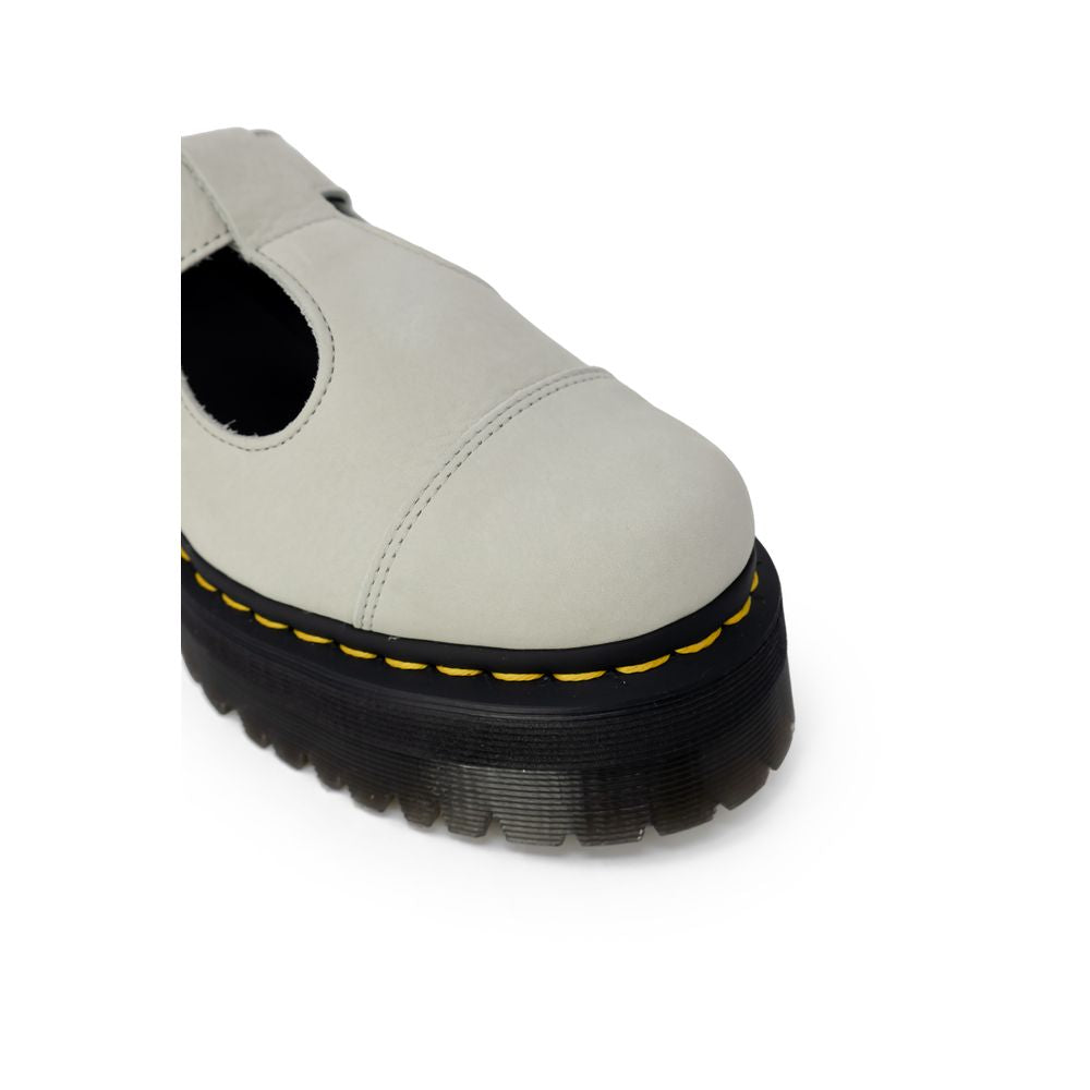 Dr. Martens Green Suede Leather Flat Shoe