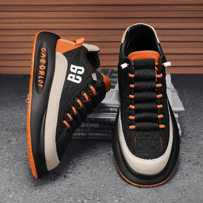 Zapatillas deportivas para hombre, transpirables, cómodas e informales, planas, antideslizantes.