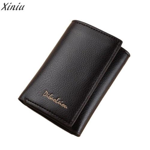 Monedero unisex de piel