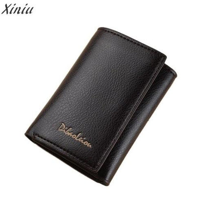 Monedero unisex de piel
