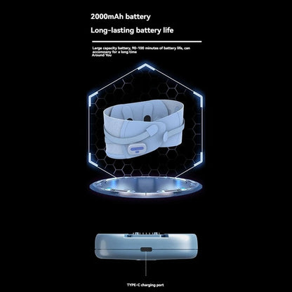 Cinturón de soporte moldeador de cintura, masajeador, compresa caliente con pulso y vibración para la cintura.