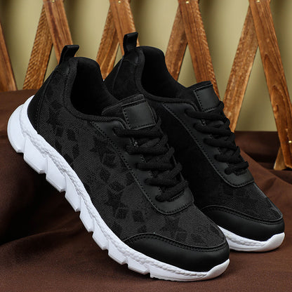 Zapatillas blancas transpirables, ligeras, casuales, deportivas para mujer
