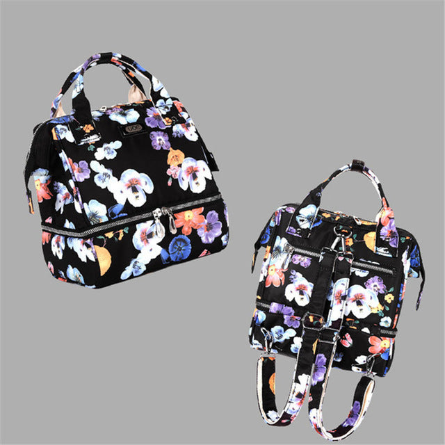 Bolsa de maternidad de moda para mamá, mochila de viaje con aislamiento térmico para el cuidado del bebé