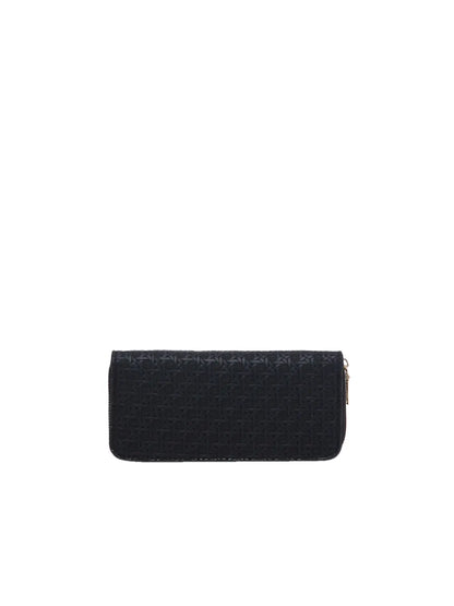 Billetera Mujer PU Leather Solid Color
