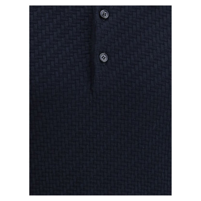 Brioni Polo Shirt with woven pattern