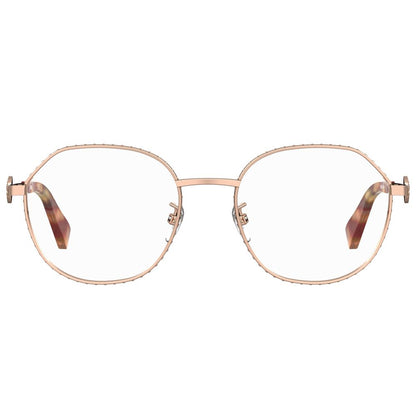 Moschino Gold Metal Frames