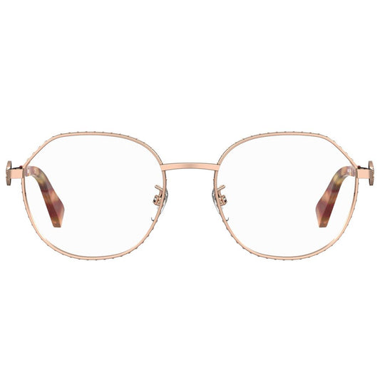 Moschino Gold Metal Frames