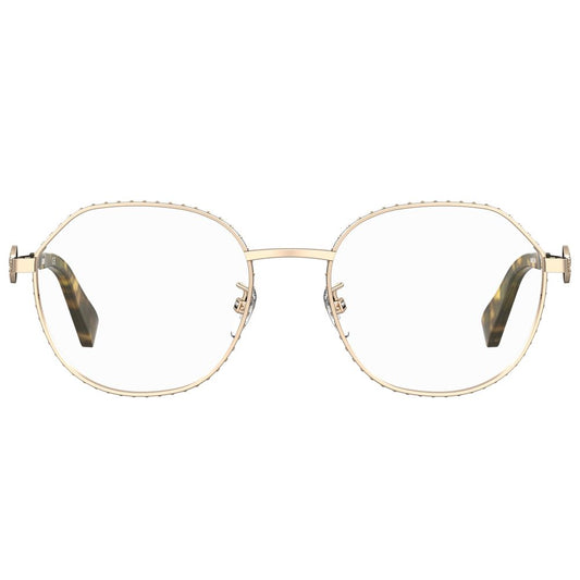 Moschino Gold Metal Frames