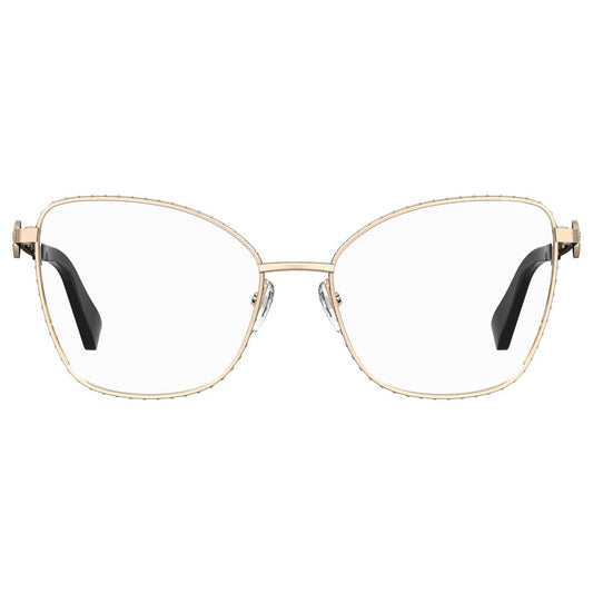 Moschino Rose Gold Metal Frames