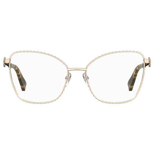 Moschino Gold Metal Frames