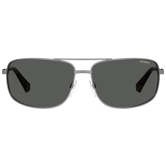 Polaroid Gray Metal Sunglasses