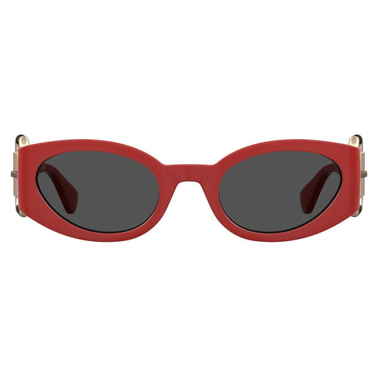 Moschino Red Resin Sunglasses