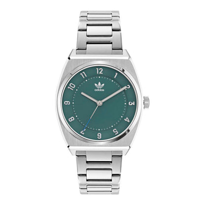 Adidas Gray Stainless Steel Stainless Steel Watch