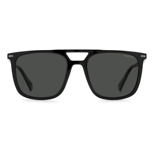 Polaroid Black Polyester Polyester-Polyester Sunglasses