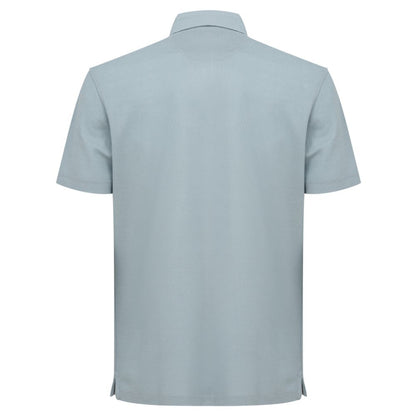 Corneliani Blue Cotton Polo Shirt