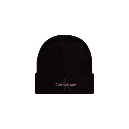 Calvin Klein Jeans Black Cotton Caps Baseball Hat