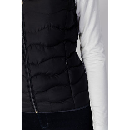 EA7 Emporio Armani Black Polyester Jackets & Coat
