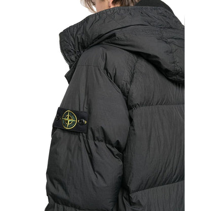 Stone Island Black Nylon Men Jacket