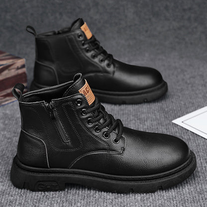 Men British style short boots