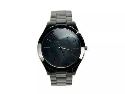 Michael Kors Slim Runway Gun Metal Stainless Steel Watch MK3413